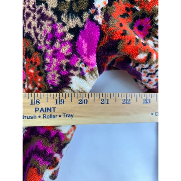 Vera Bradley Women's Size Small/Med Multicolored Floral Print Belted Bath Robe - Picture 5 of 8